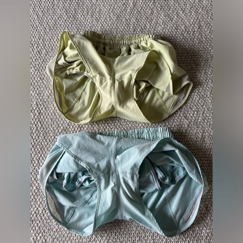 lululemon athletica Yellow and Light Blue Athletic Shorts - Picture 5 of 10